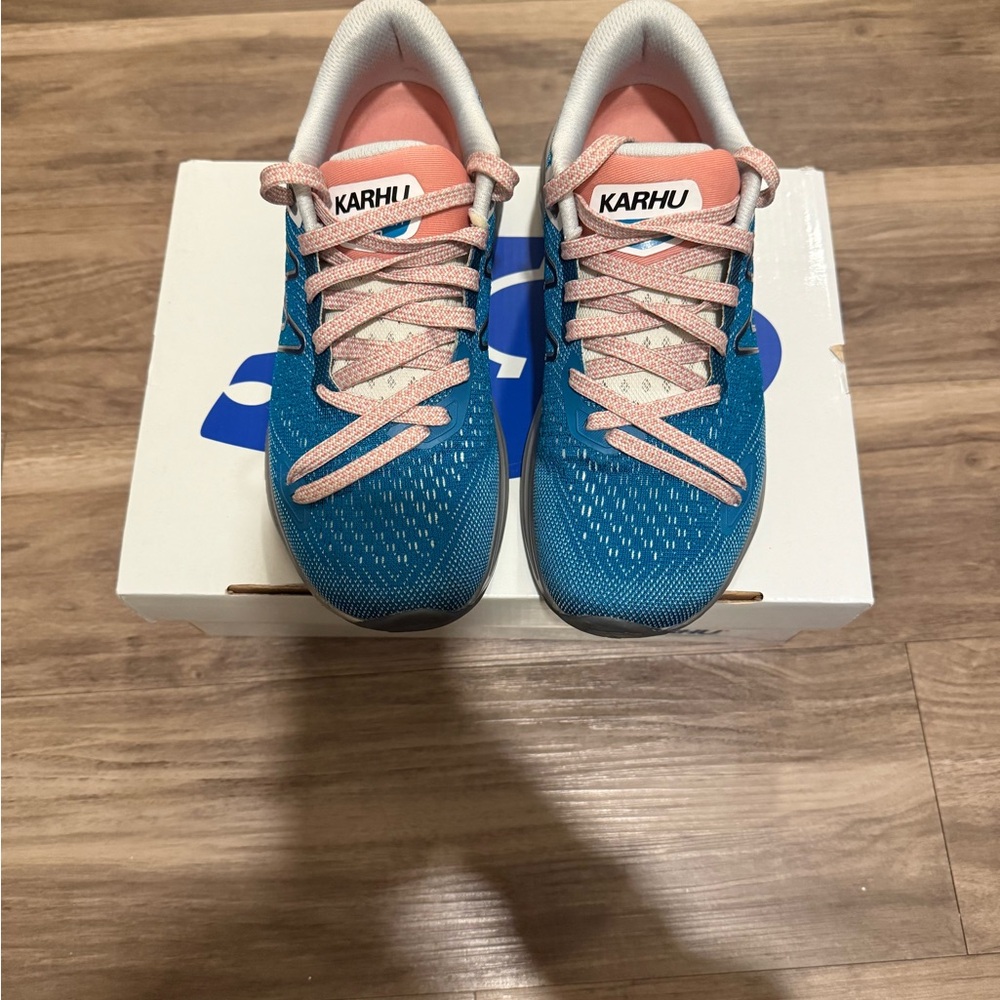 Women's Running Shoes - Blue and Pink